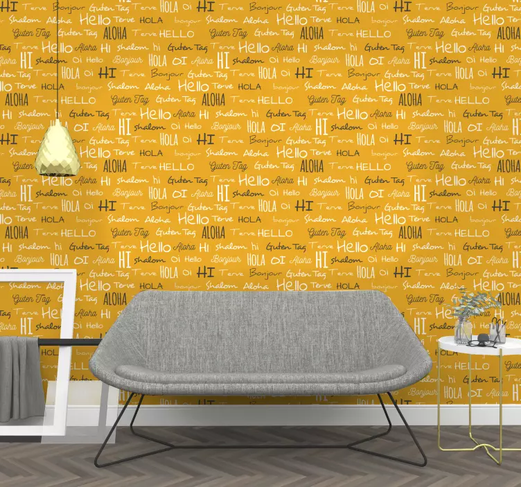 放置贴纸 热情问候语 - TenStickers