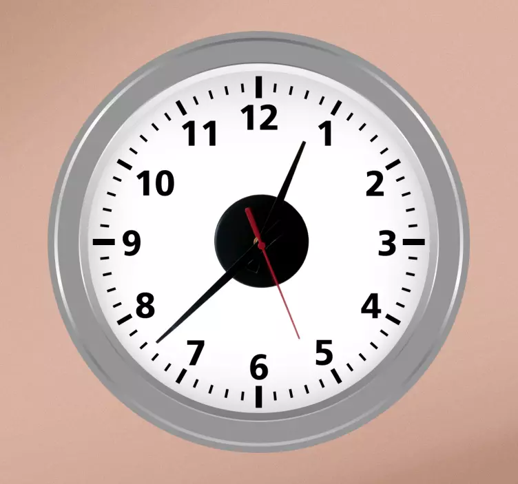 休息室时钟贴纸给你 - TenStickers