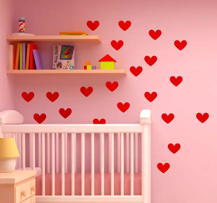 爱的心孩子贴纸 - TenStickers