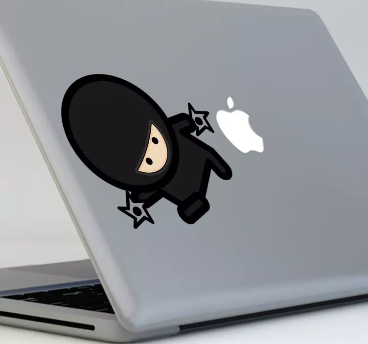 Macbook贴纸忍者手里剑 - TenStickers