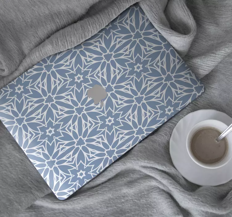 曼陀罗笔记本电脑乙烯基贴纸 - TenStickers