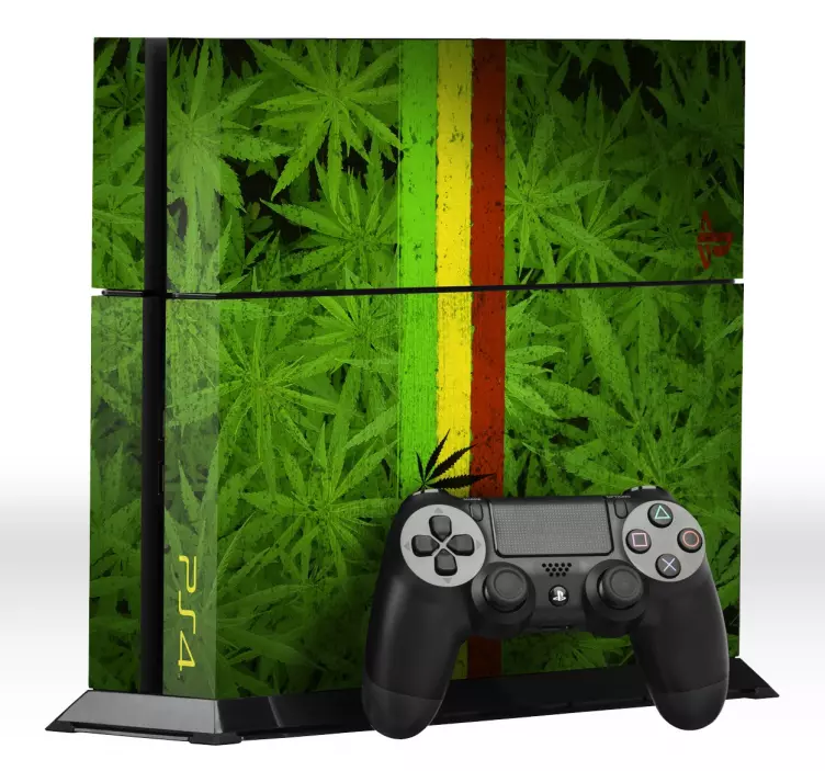大麻playstation 4皮肤 - TenStickers