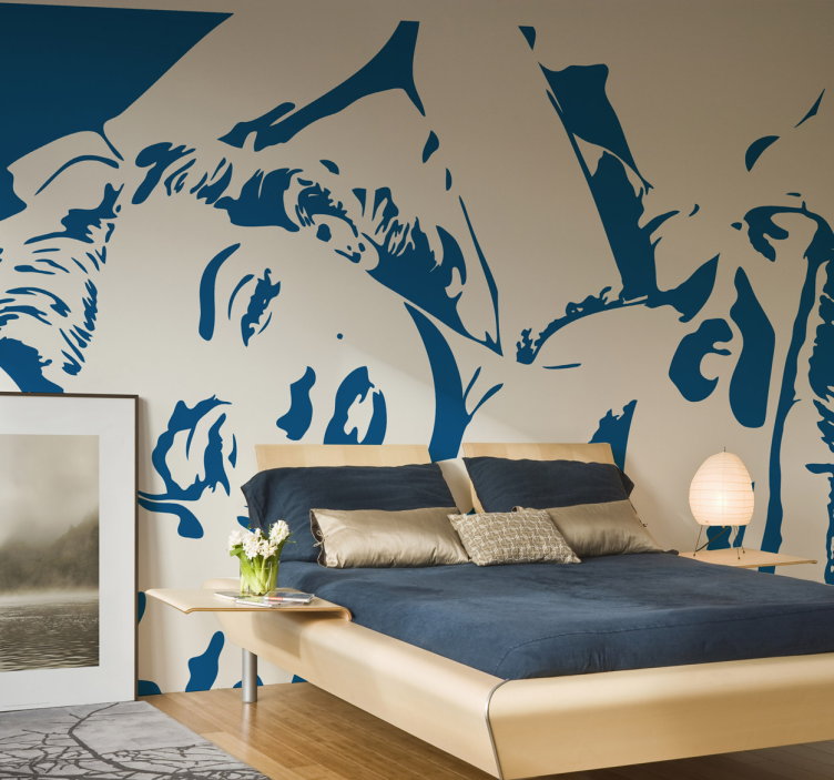 玛丽莲·梦露剪影贴花 - TenStickers