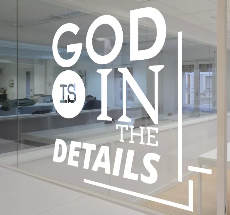 Mies van der rohe报价贴纸 - TenStickers