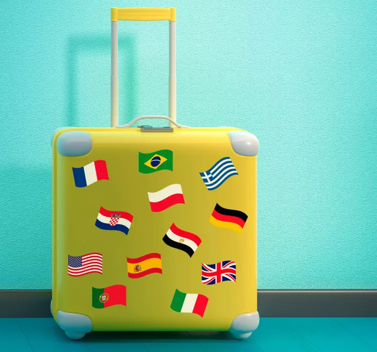 迷你世界国旗贴纸 - TenStickers