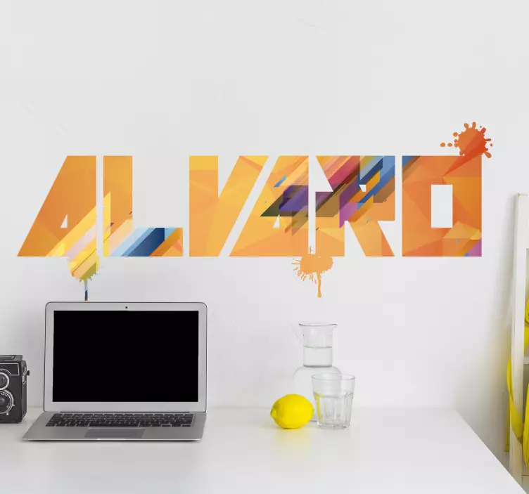 现代文本可定制的墙贴纸 - TenStickers