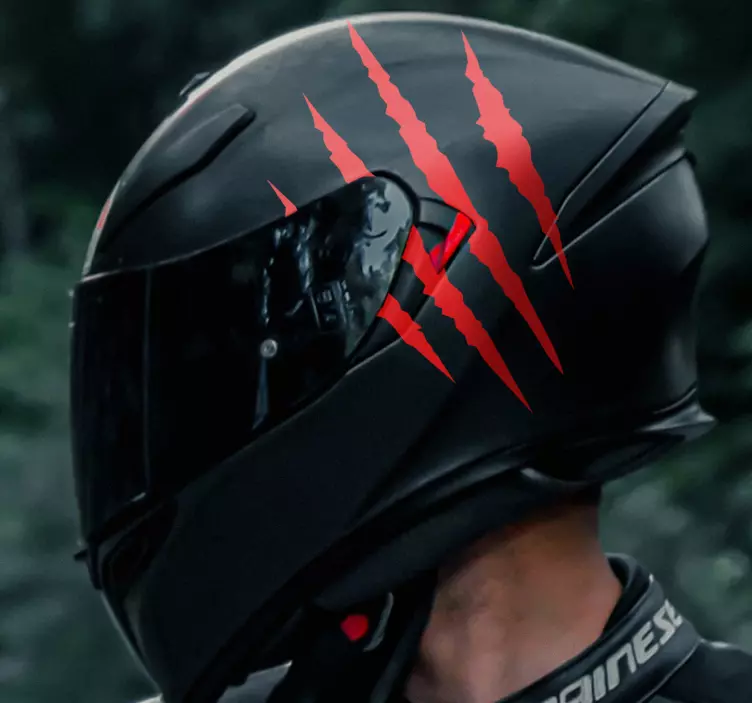 摩托车贴纸 单色防刮头盔 - TenStickers