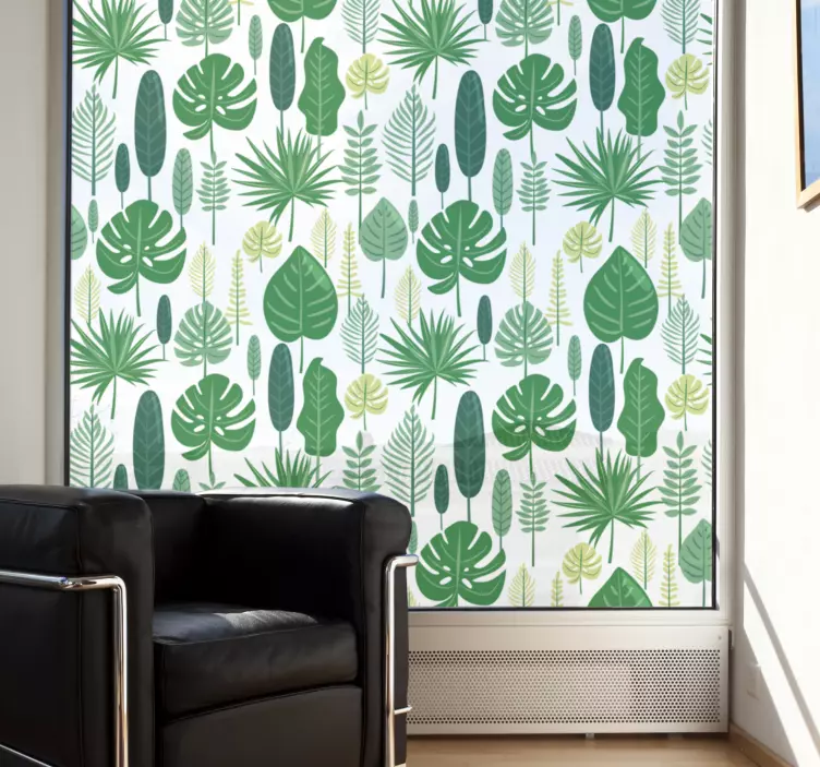 可怕的植物窗户贴纸 - TenStickers