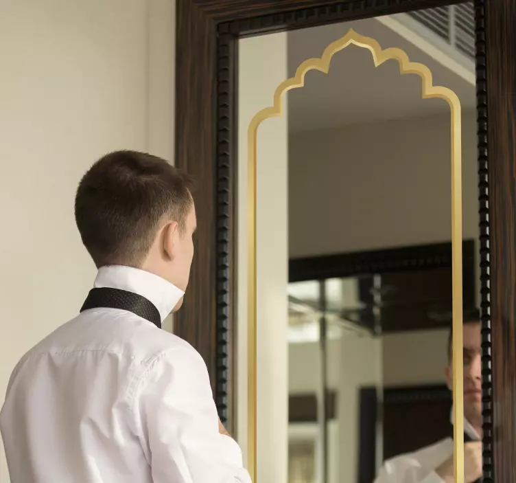 摩洛哥镜框贴纸 - TenStickers