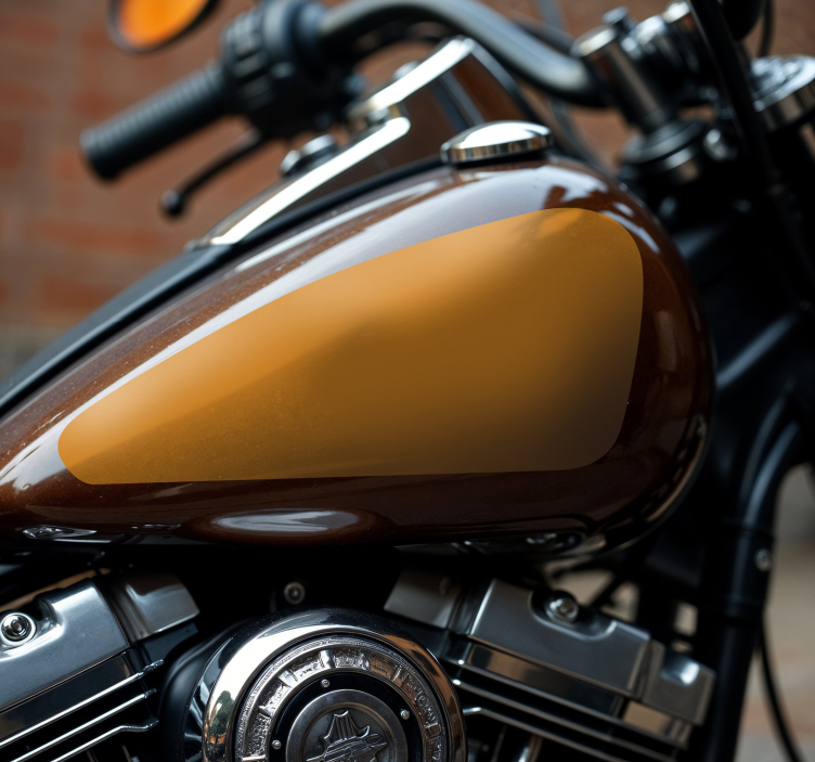 摩托车贴纸 单色坦克 - TenStickers