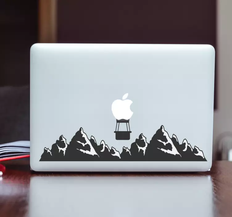 Macbook山贴纸 - TenStickers