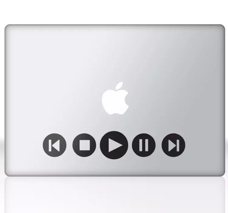 多媒体笔记本电脑贴纸 - TenStickers