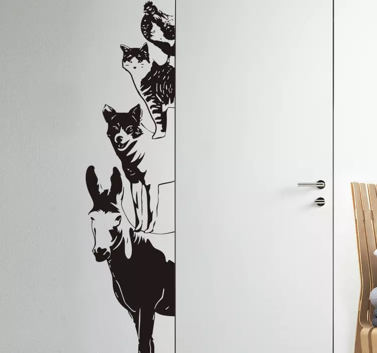 不来梅的音乐家贴墙 - TenStickers