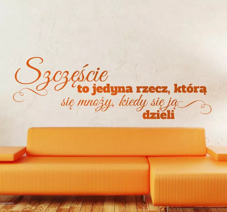 Naklejka cytatnaścianępolski - TenStickers