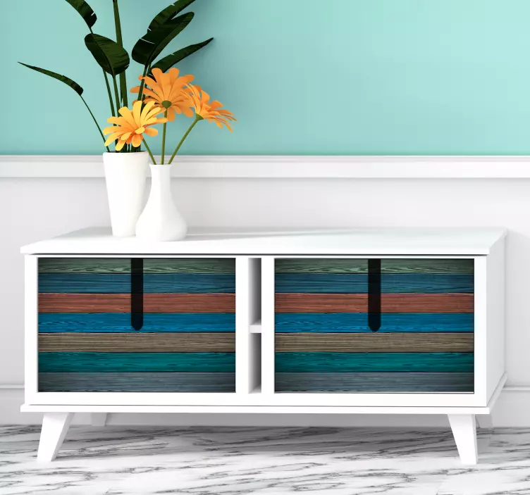 天然木材纹理家具贴纸 - TenStickers