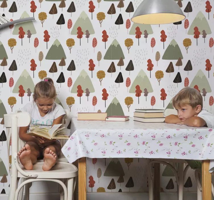 动物贴画 奇特的树木图案 - TenStickers