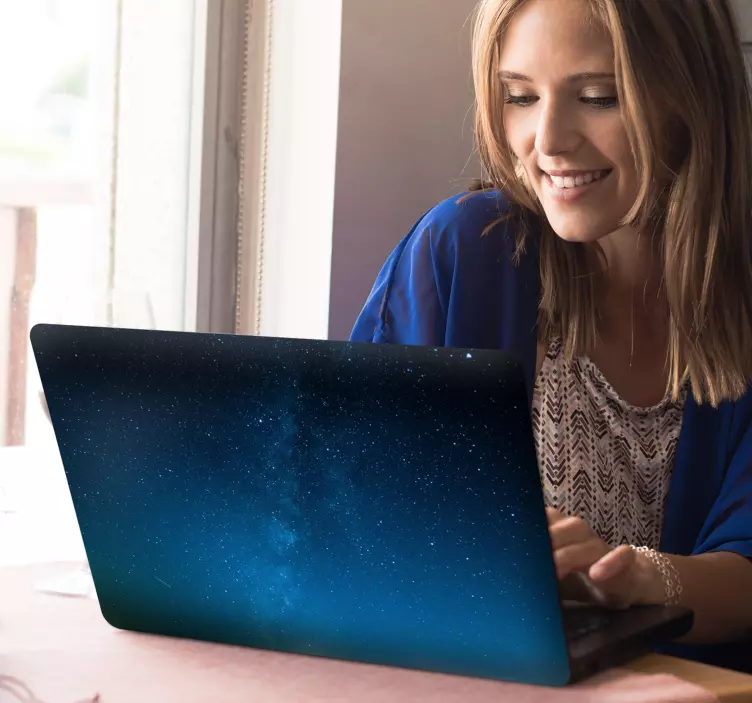 星云笔记本电脑贴纸 - TenStickers