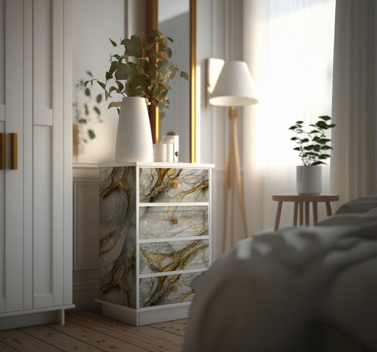 家具贴纸 诺曼底大理石 - TenStickers