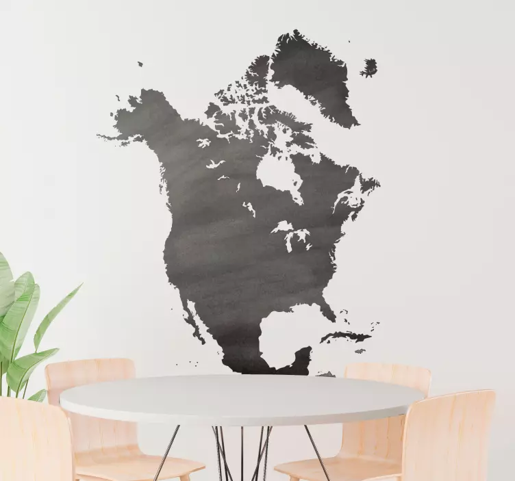 北美写在贴纸上 - TenStickers