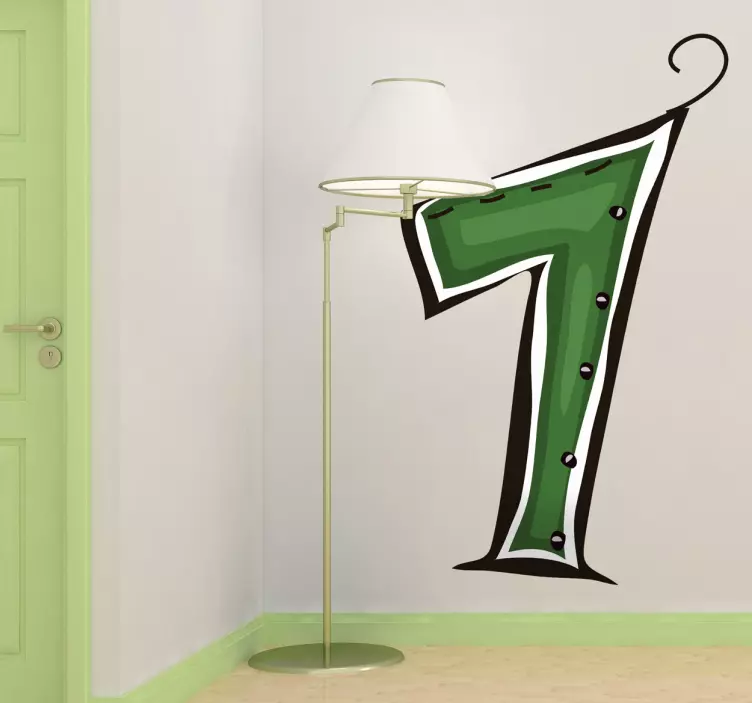 1号贴纸 - TenStickers