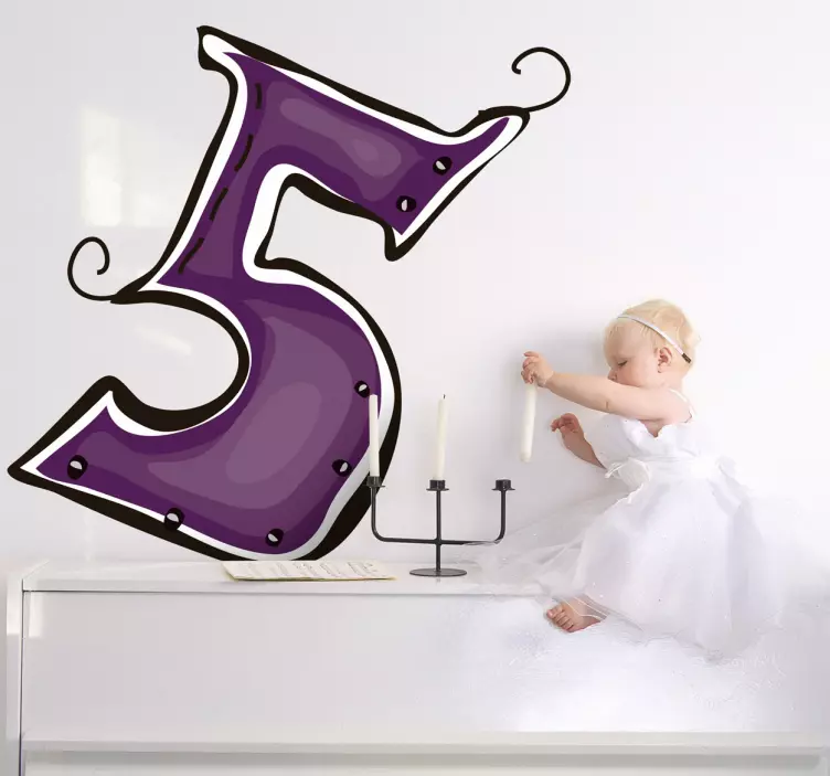 5号贴纸 - TenStickers