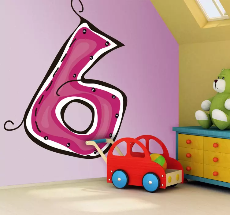 6号贴纸 - TenStickers