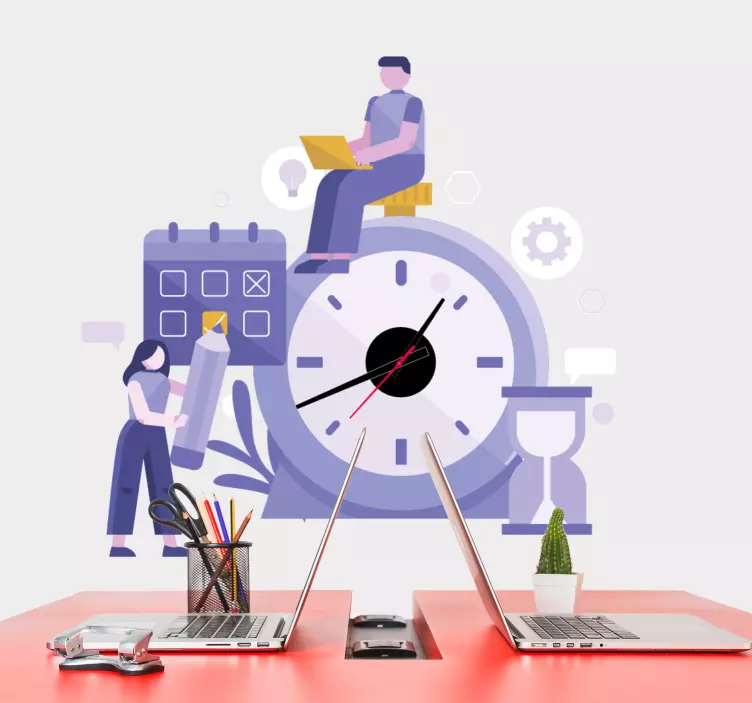 动物贴画提升时间管理效率 - TenStickers