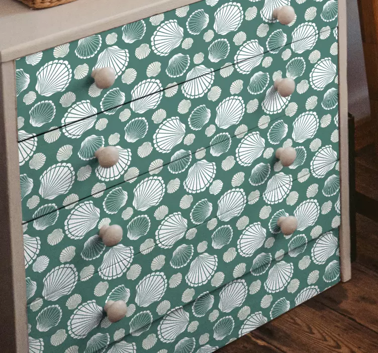 动物贴画贝壳印花封面 - TenStickers