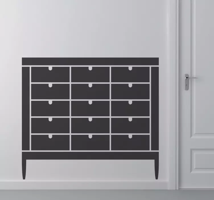 办公室文件柜贴纸 - TenStickers