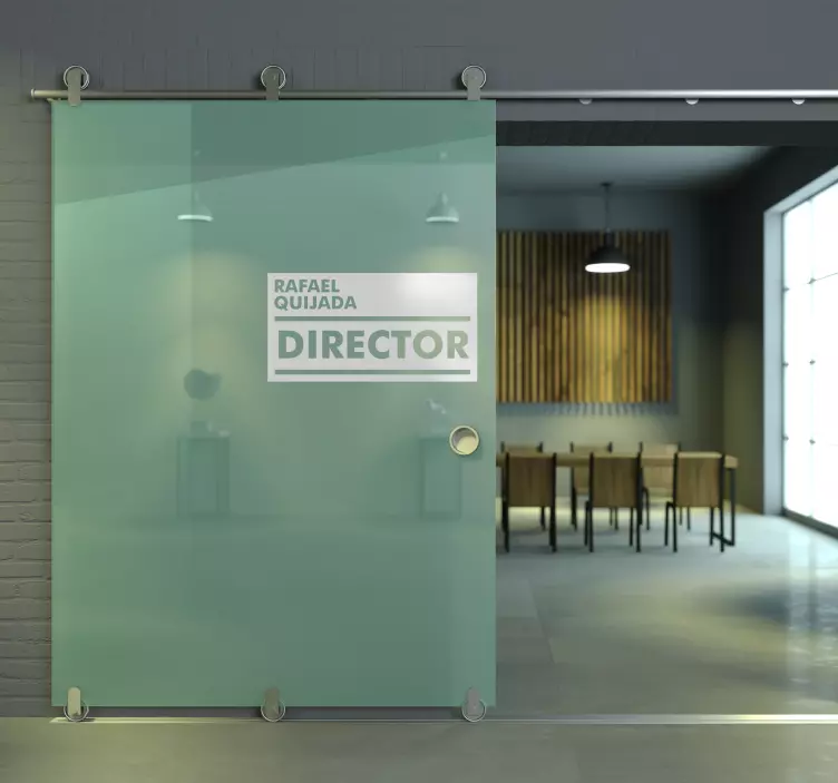 门贴 可定制的货运 - TenStickers