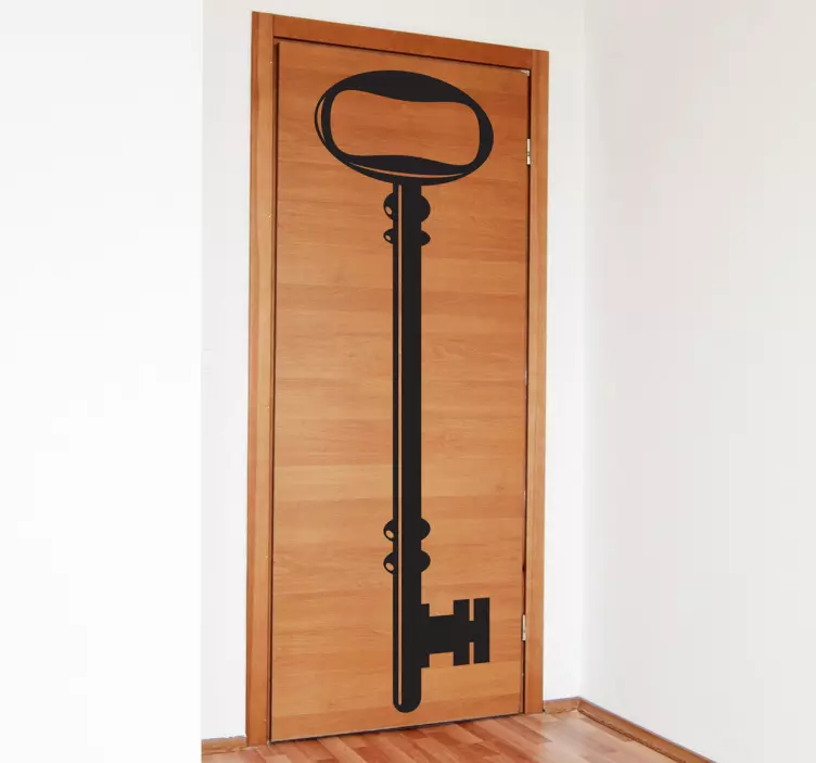 旧锁钥匙门贴纸 - TenStickers