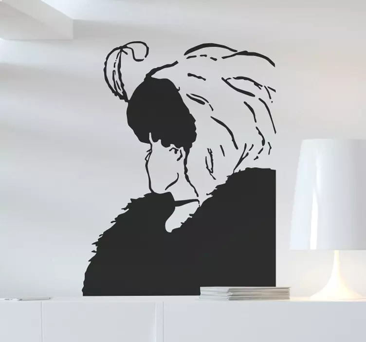 老年或青年妇女墙贴 - TenStickers