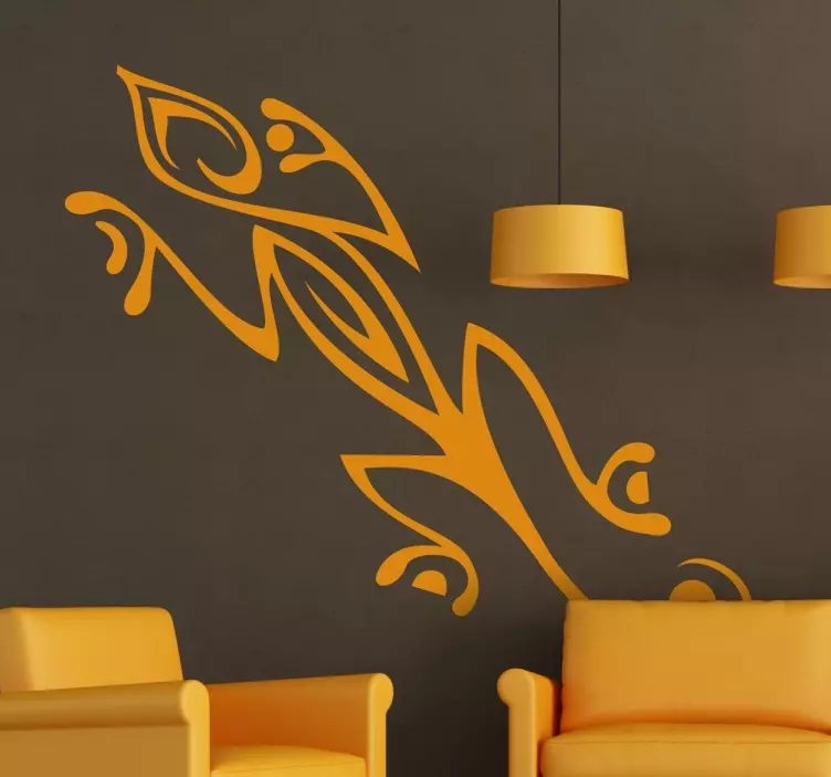 原始的部落壁虎墙艺术贴纸 - TenStickers