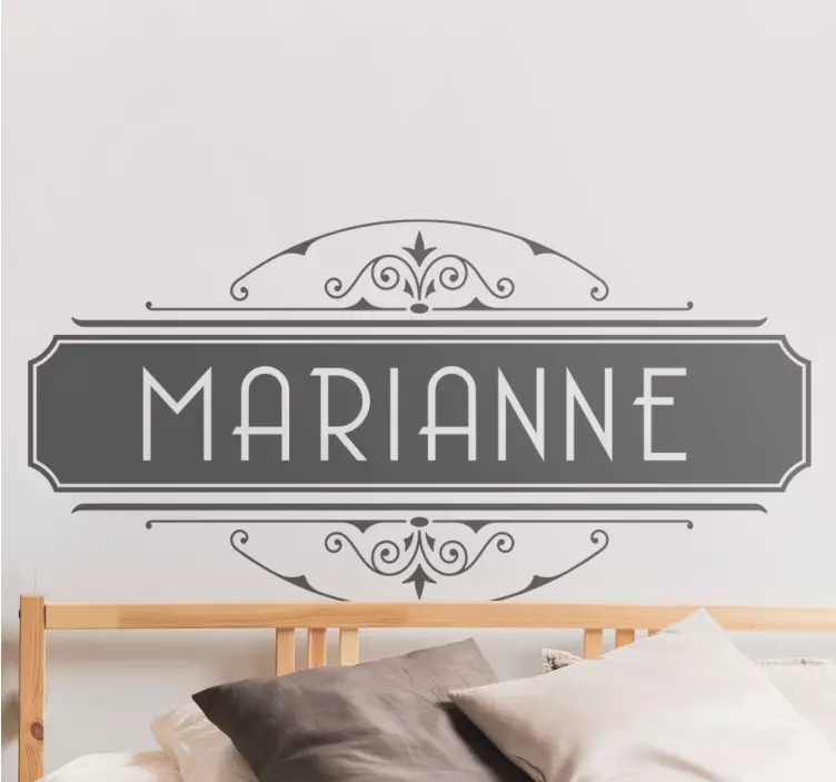 观赏个性化姓名贴花 - TenStickers