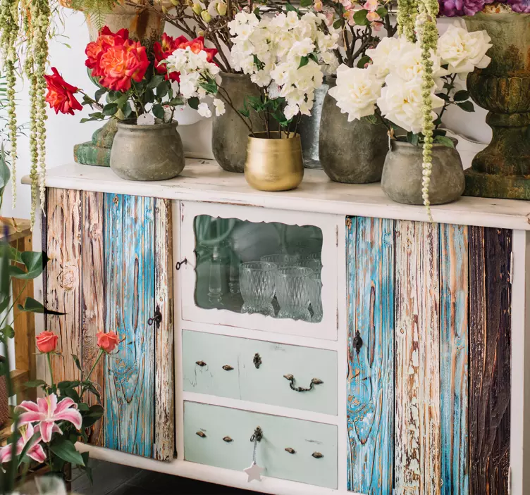 彩绘木客厅墙面装饰 - TenStickers