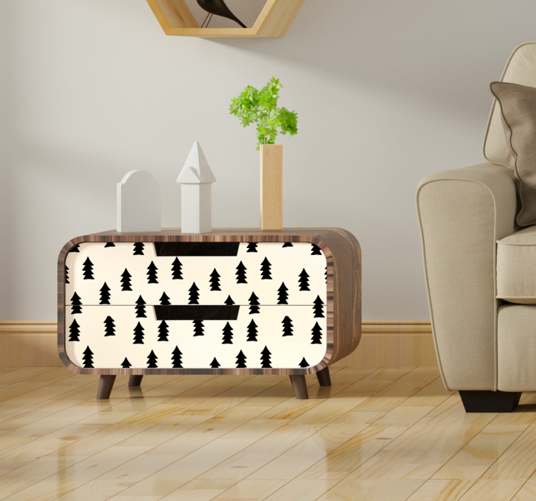 图案树家具贴纸 - TenStickers