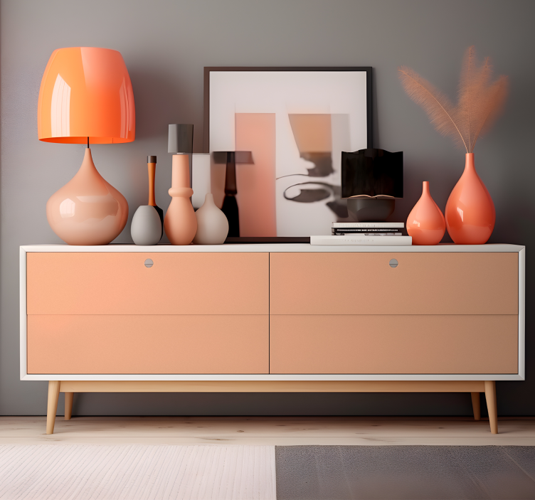 乙烯基贴纸 桃绒毛 - TenStickers