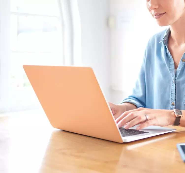 笔记本电脑皮肤 桃绒毛 - TenStickers