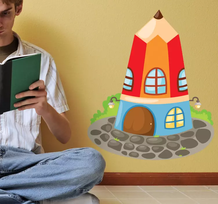 铅笔屋贴纸 - TenStickers