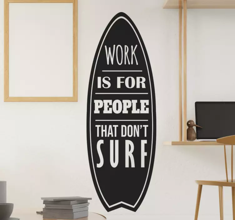 冲浪者的冲浪墙贴 - TenStickers