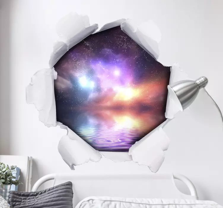 个性化3d纸孔贴纸 - TenStickers