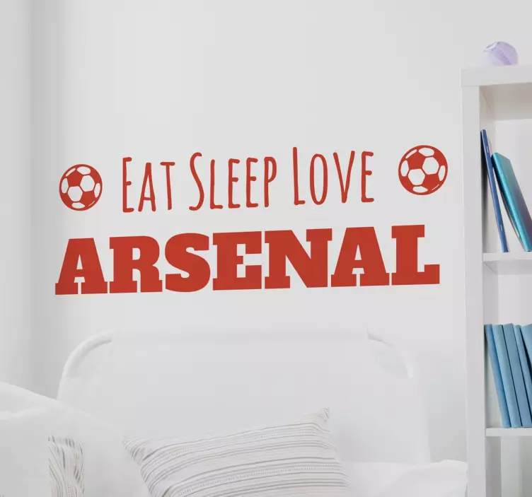 个性化足球队贴纸 - TenStickers