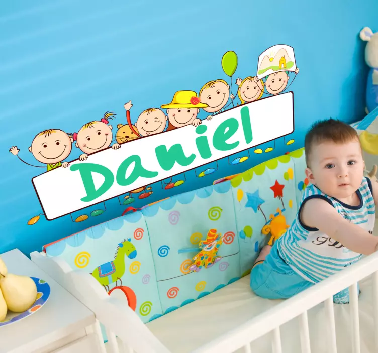 个性化的名字宝宝贴纸 - TenStickers