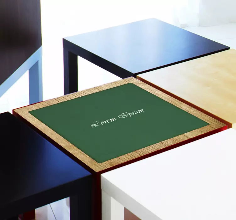 个性化扑克桌贴纸 - TenStickers