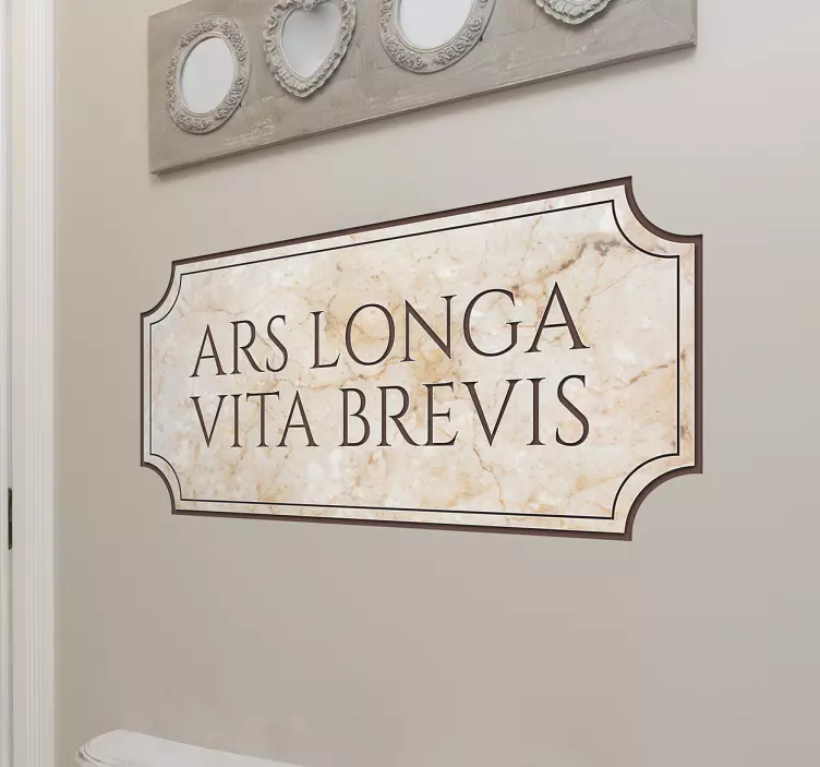 拉丁语希波克拉底短语 - TenStickers