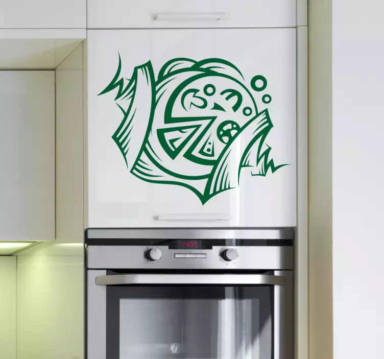 披萨食品贴纸 - TenStickers