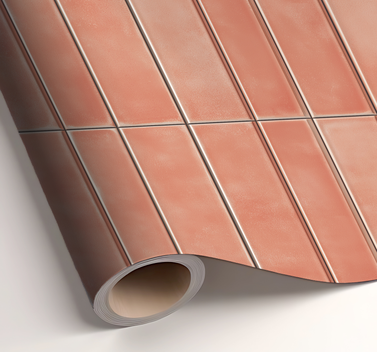 乙烯基印刷墙贴 仿珊瑚砖 - TenStickers