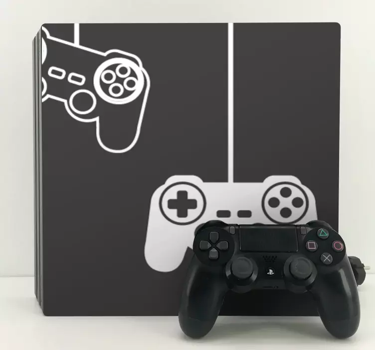 Ps4的皮肤，游戏手柄图案设计 - TenStickers