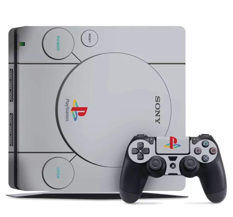 Ps4皮肤复古playstation 1 - TenStickers