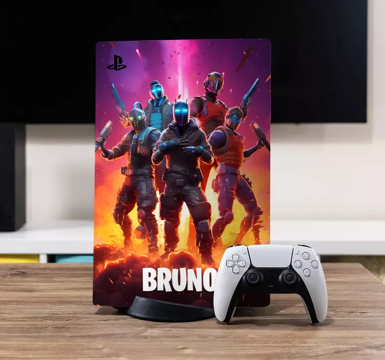 PS5的皮肤 电子游戏战斗 - TenStickers